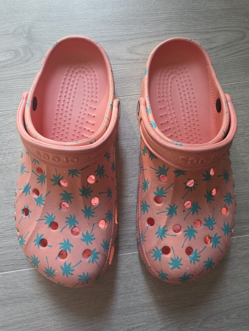 Tropical Palm Tree Crocs